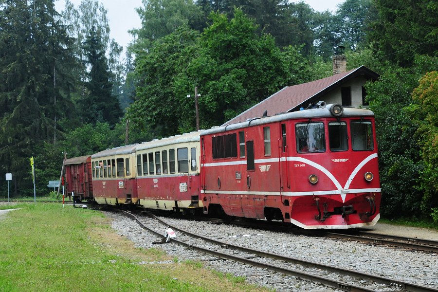 2020.07.19 JHMD T47.018 und T47.005 Jindřichův Hradec - Nová Bystřice (37)